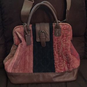Mo & Co. Tapestry Satchel